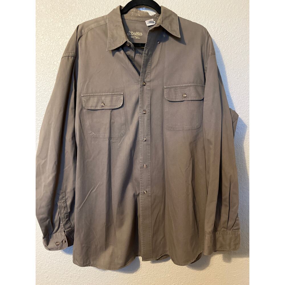 St John’s Bay BAYTWILL men’s button front shirt